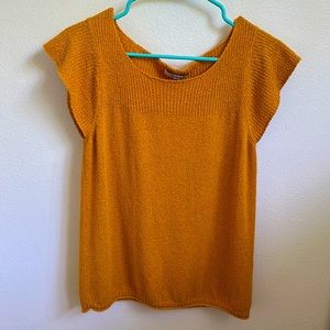 Madewell Capped Sleeve V-Neck